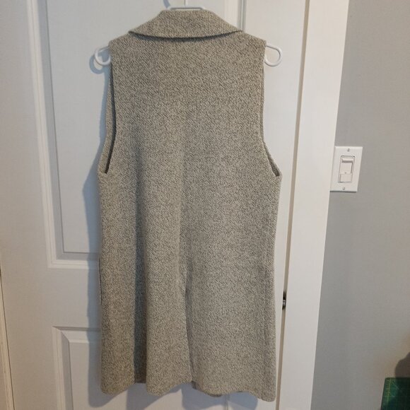 Women's Monteau Long Sleeveless Cardigan Size Large - Picture 2 of 8
